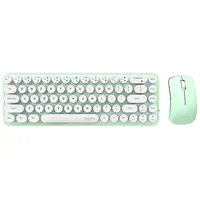 Wireless keyboard  mouse set Mofii Bean 2.4G White-Green Smk-676367A Wg