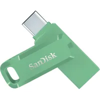 Zibatmiņa Sandisk Ultra Dual Drive Go Usb-A  Usb Type-C 128Gb Absinthe Green Sdddc3-128G-G46Ag