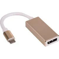 Akyga converter adapter with cable Ak-Ad-56 Usb type C M  Displayport F 15Cm