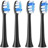 Bitvae Toothbrush tips Bv Sds2  black Black 4Pcs
