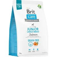 Brit Dry food for young dog 3 months - 2 years, large breeds over 25 kg Care Dog Grain-Free Junior Large salmon 3Kg 100-172200