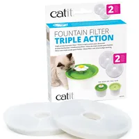 Catit Ca Hagen Fountain Filter Triple Action, 2Gb - filtri dzirdnei-strūklakai Art1433781