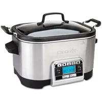 Crock-Pot Csc024X slow cooker 5.6 L Black, Stainless steel
