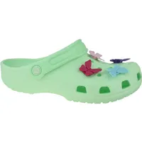 Crocs Classic Butterfly Charm Clog Jr 206179-3Ti slippers