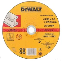 Dewalt-Akcesoria Tērauda griešanas disks 230/22,23/3,0 mm Dewalt Dt42601Z-Qz