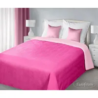 Divpusējs gultas pārklājs 170X210 Wave 16 Amarants  gaiši rozā 991915