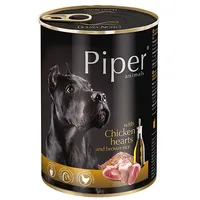 Dolina Noteci Piper Animals - Wet dog food Poultry hearts with brown rice 400 g Art1108820