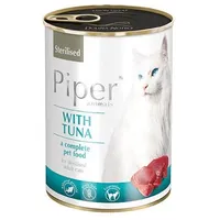 Dolina Noteci Piper Animals Sterilised with tuna - wet cat food 400G Art1108919
