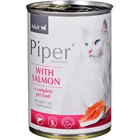 Dolina Noteci Piper Animals with salmon - wet cat food 400G Art1113789