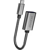 Dudao Usb to micro 2.0 Otg adapter cable grey L15M