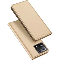 Dux Ducis Skin Pro Case Xiaomi 13 Flip Card Wallet Gold Stand