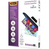 Fellowes Imagelast A4 80 Micron Laminating Pouch - 100 pack 5306114