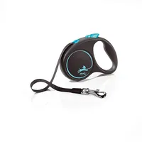 Flexi Automatic leash Black Design S 5 m, Blue Art1111684