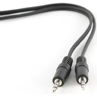 Gembird 1.2M, 3.5Mm/3.5Mm, M/M audio cable Black Cca-404