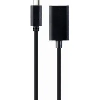 Gembird A-Cm-Dpf-02 video cable adapter 0.15 m Usb Type-C Displayport Black