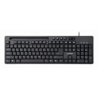 Gembird Keyboard Multimedia Usb Eng/Black Kb-Um-108
