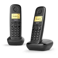 Gigaset A170 Duo Dect telephone Caller Id Black