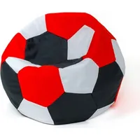 Go Gift Sako bag pouffe ball white-black-red L 80 cm Art1205921
