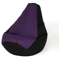 Go Gift Sako bag pouffe Pear black-purple L 105 x 80 cm Art1206019