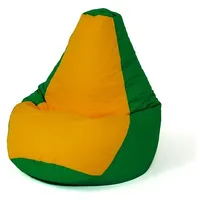 Go Gift Sako bag pouffe Pear green-yellow L 105 x 80 cm Art1205999