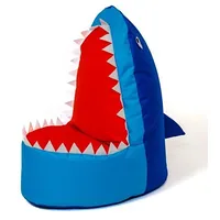 Go Gift Sako sack pouffe Shark navy blue Xxl 100 x 60 cm Art1205718