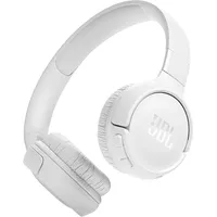 Jbl Tune 520Bt wireless on-ear Bluetooth 5.3 headphones - white Jblt520Btwht