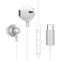 Joyroom in-ear Usb Headphones Type C with remote control and microphone silver Jr-Ec03 Silver