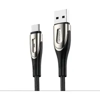 Joyroom Sharp Series fast charging cable Usb-A - Usb-C 3A 1.2M black S-M411 S-M411-1,2M Type-C Black