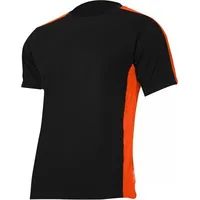 Lahti Pro Koszulka T-Shirt 180G/M2, Czarno-Pomarańczowa L L4023003
