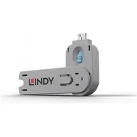 Lindy Usb Port Blocker Key/Blue 40622