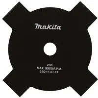 Makita-Akcesoria 4 zobu griešanas nazis krūmgriežiem, izmērs 255 x 25,4 mm, Makita B-14124