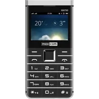 Maxcom Telefon komórkowy Mm760 Dual Sim Czarno-Srebrny Maxcommm760Black