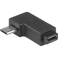 Micro Usb adapteris - micro ligzda, leņķveida. Lx8419