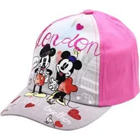 Mini Mickey Mouse beisbola cepure London Minnie 52 rozā 8589 Min-Cap-031-A-52