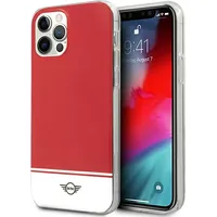 Mini Morris Mihcp12Mpcubire iPhone 12 Pro 6,1 czerwony red hard case Stripe Collection