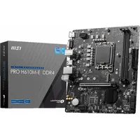 Msi Pro H610M-E Ddr4 motherboard Intel H610 Lga 1700 micro Atx 7D48-001R