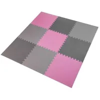 One Fitness Puzzle mat multipack Mp10 pink-grey 17-63-084