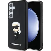 Original Pouch Karl Lagerfeld  hardcase 3D Rubber Ikonik Klhcs24S3Drkink for Samsung Galaxy S24 black Pok061176