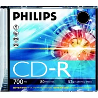 Philips Cd-R 80 700Mb slim case Cr7D5Ns01/00