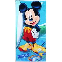 Pludmales dvielis 70X140 Mickey Mouse nirējs zils 360 G/M2 bērniem 3569 Mic-H-Towel-138