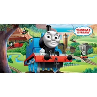 Pludmales dvielis 70X140 Thomas and Friends the Train Wonderland kokvilna 5300036