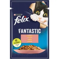 Purina Nestle Felix Fantastic with salmon in jelly - wet food for cats 85G Art1113777
