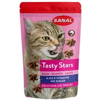 Sanal Nl Tasty Stars Salmon, 40G - mīkstas zvaigznītes ar lasi Art964750