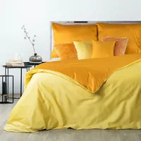 Satīna gultasveļa 220X200 Nova dzelteni oranža, abpusēja 1173654