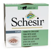 Schesir It Cat Tuna with Algae, 85G - tuncis un aļģes želejā Art964349