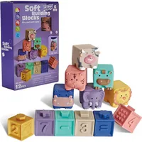 Sensorie bloki Saspiest Puzzle Skaņa Mācīšanās skaitīt 12 el. 31224