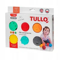 Sensory balls, faces 6 pcs. Am Tullo colored 462 462Na