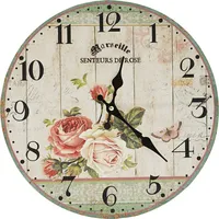 Sienas pulkstenis 34X4 Laiks 04 Roses Senteurs de Rose 1167843