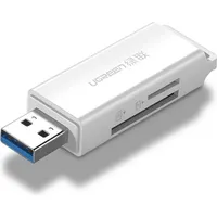 Ugreen Cm104 Sd microSD Usb 3.0 memory card reader White 40753