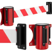 Ulsonix Atdalošā lente metāla sienas kasetē, 2 m, balta un sarkana 10050338
